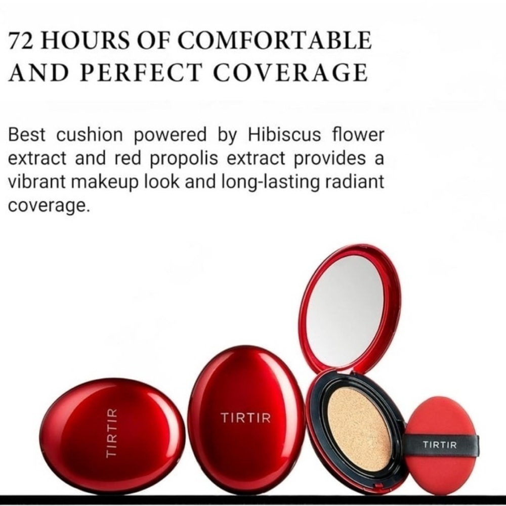TIRTIR 13N FAIR IVORY Mask Fit Red Cushion Foundation | NEW | K-Beauty - Picture 8 of 15
